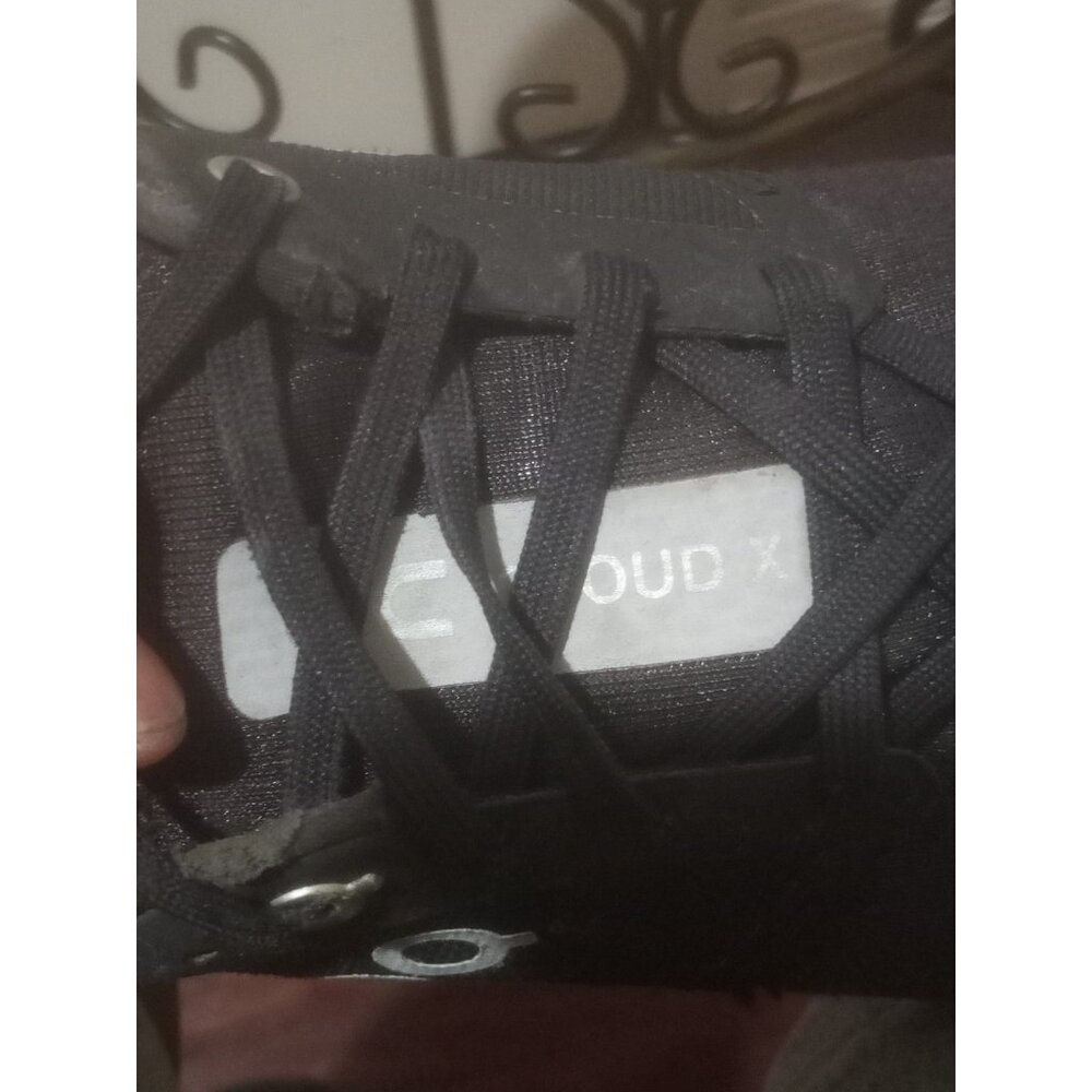 60.98696 On Running Women's Cloud X 3 Sneakers Black Size 11 - Picture 9 of 14
